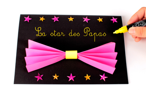Carte noeud papillon